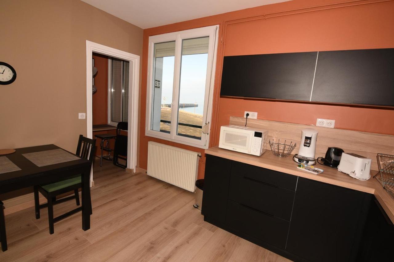 La Jetee Appartement Vue Mer Dieppe Exteriör bild
